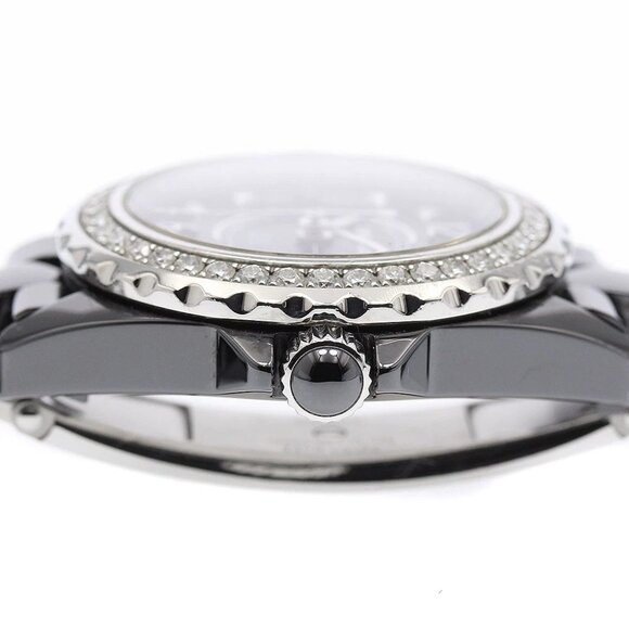 CHANEL J12 H2571 Diamond bezel 8P black Dial Quartz Ladies Watch_887904 - Picture 4 of 6